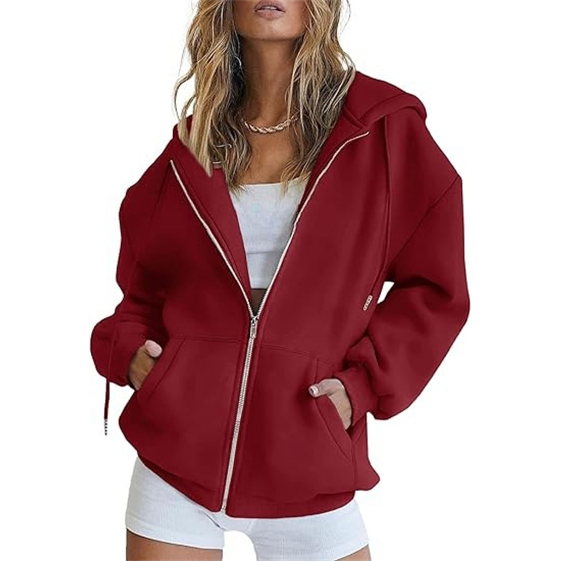 Women's Hoodies Casual Long Sleeve Track Jacket 15