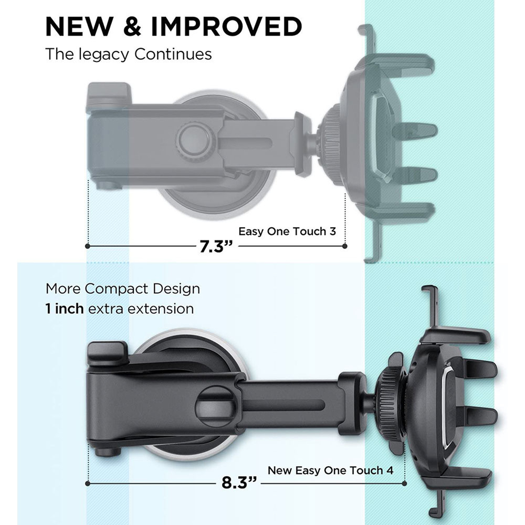 Universal Car Phone Mount for Dashboard and Windshield 3