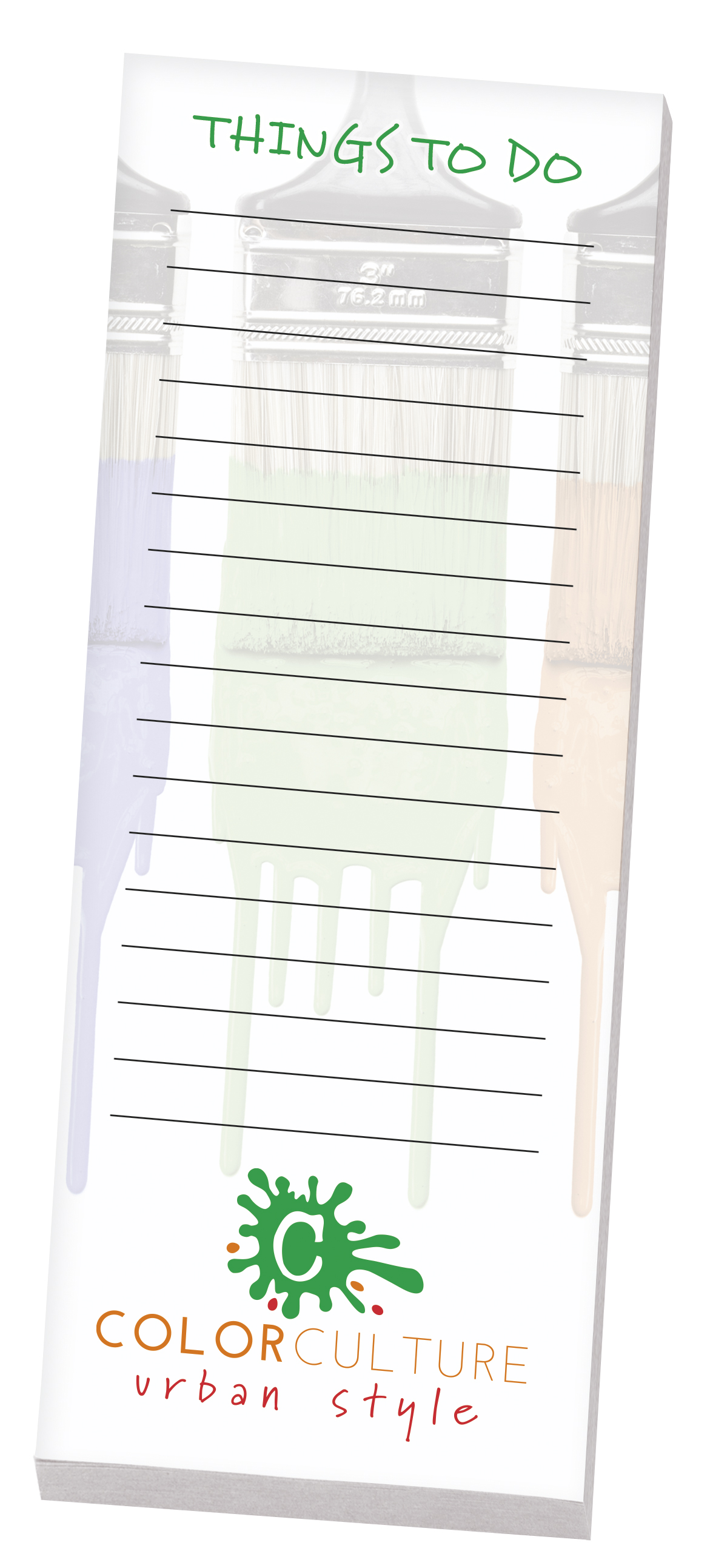 Souvenir® Sticky Note™ 3" x 8" Pad with Magnet, 25 sheet 1