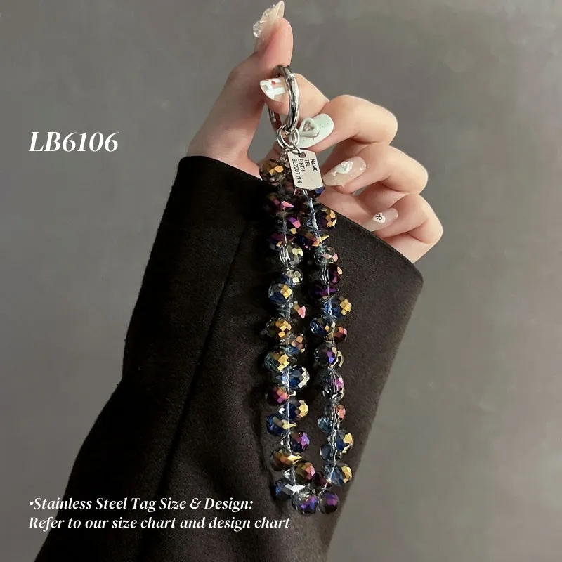 Anti Theft Crystal Beaded Phone Strap 3