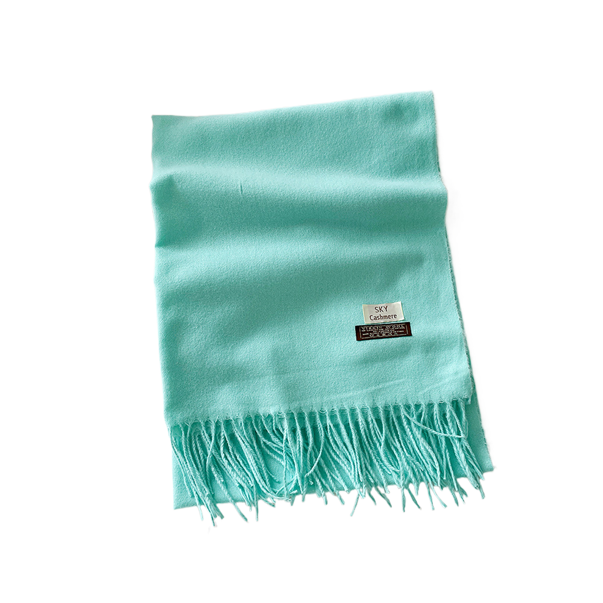 Winter Warm Solid Color Faux Cashmere Scarf 6