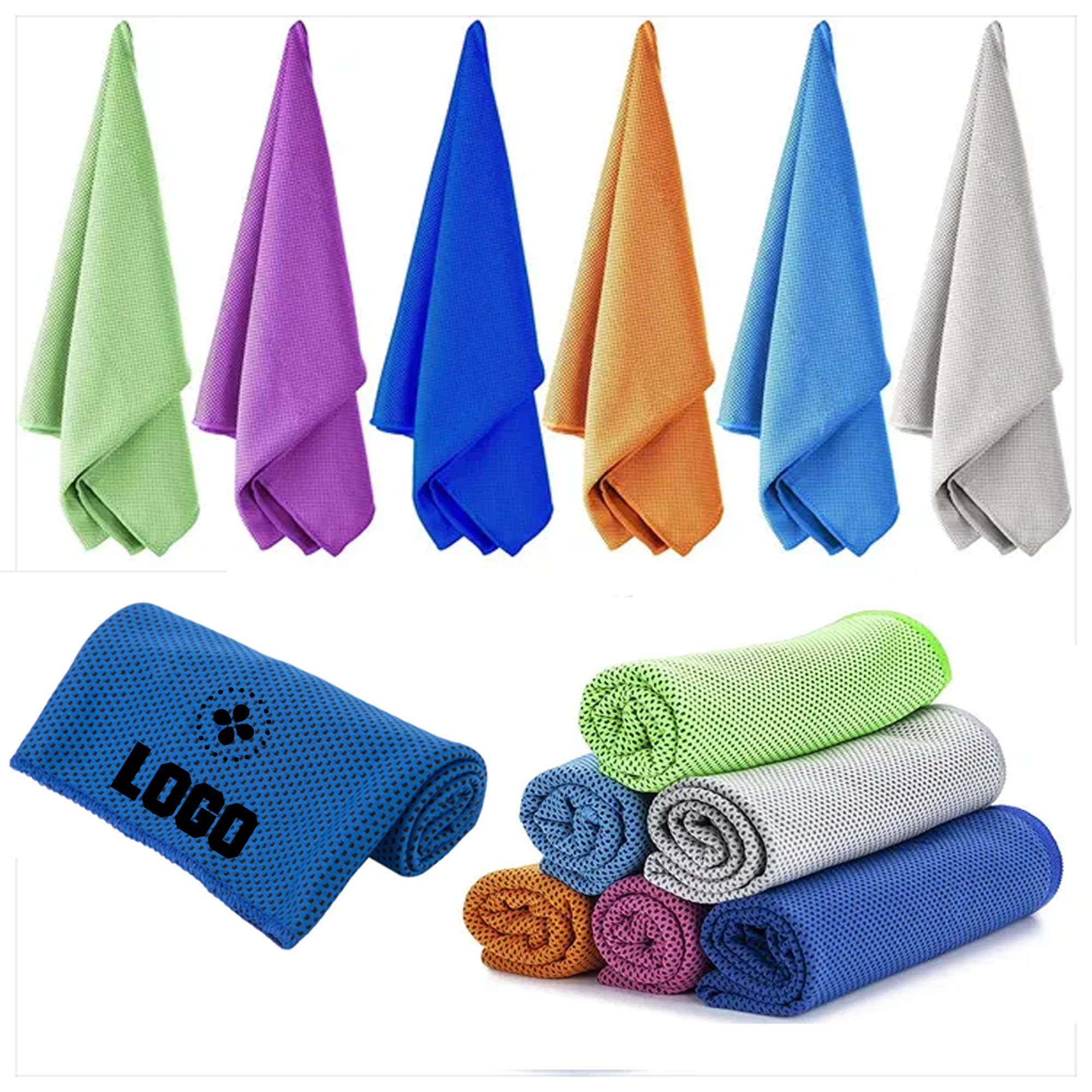 Super Dry Cooling Towel MOQ 50PCS Instant Relief Outdoors 3