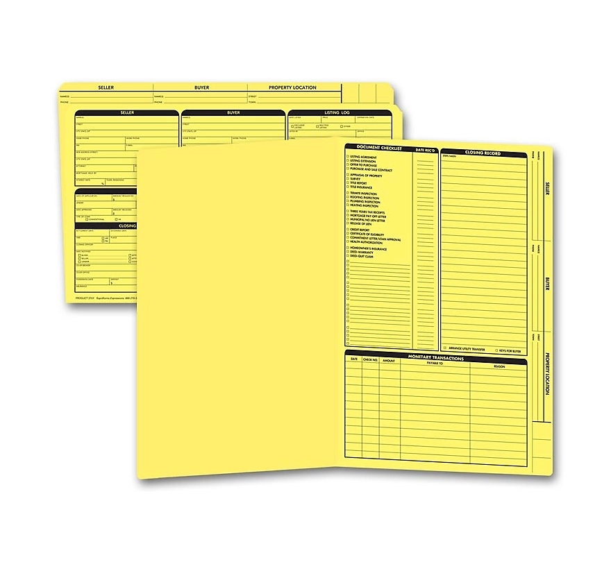 Legal size real estate folder 3