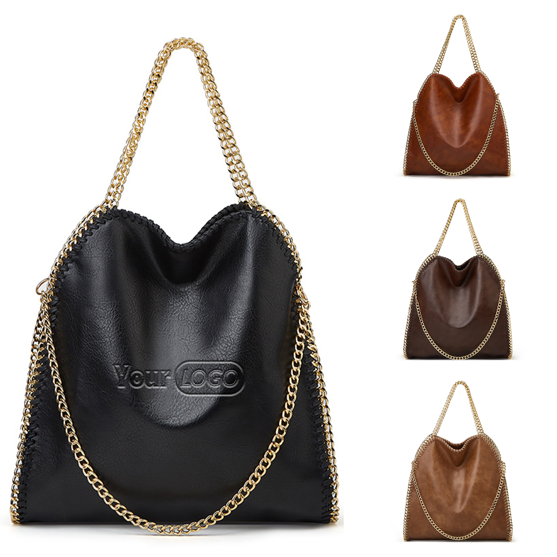 PU Chain minimalist cross-body bag 2