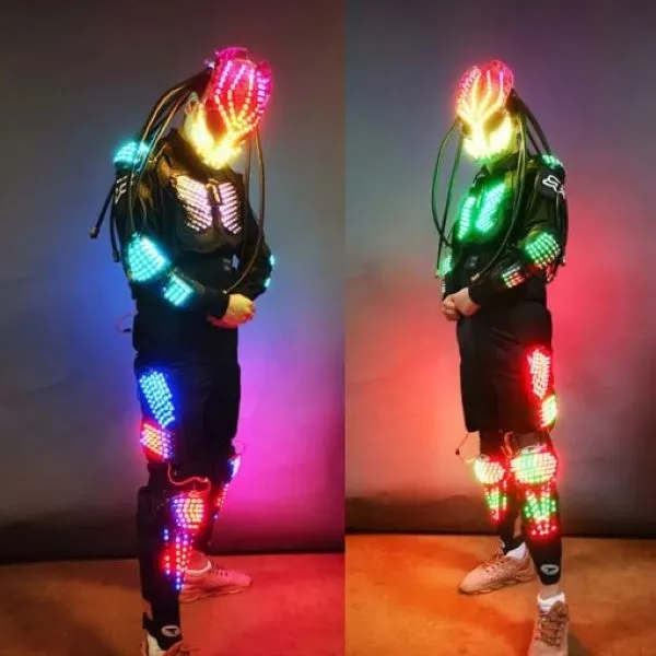 Interactive LED Robot Costume for Parties and Events 4