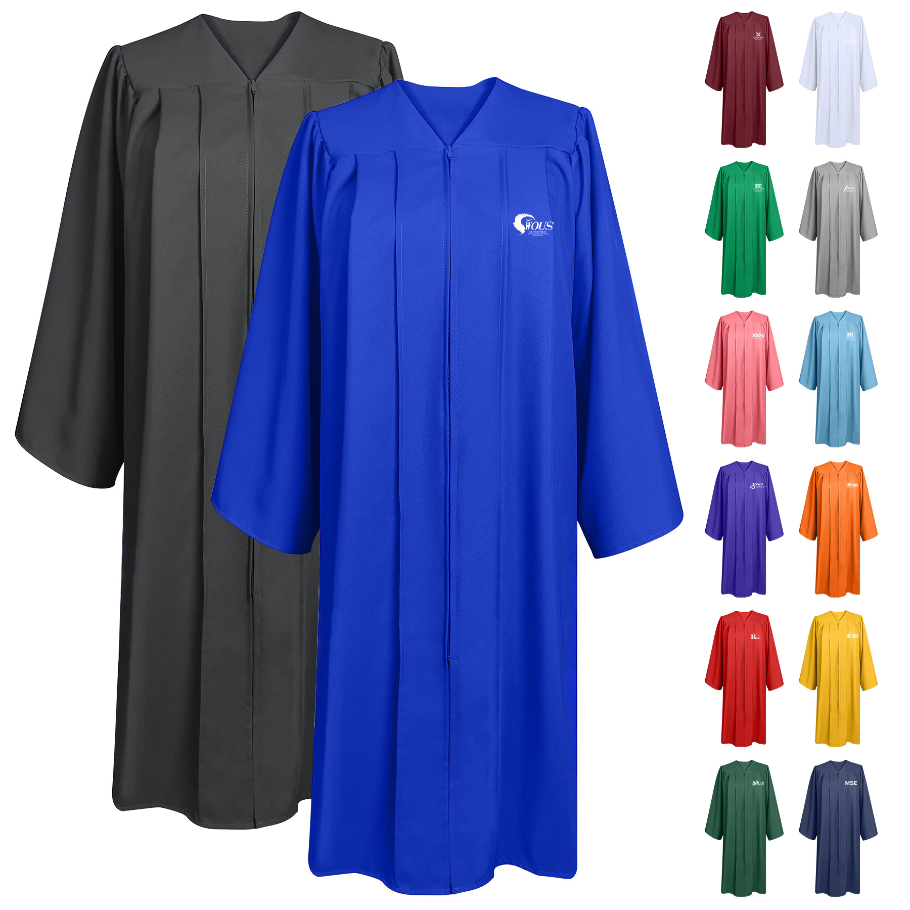 Matte Graduation Gown 10