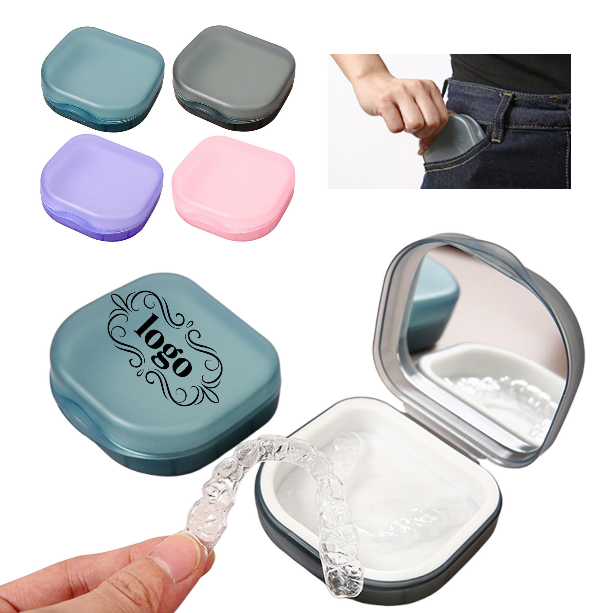Invisible Dental Retainer Storage Case 4