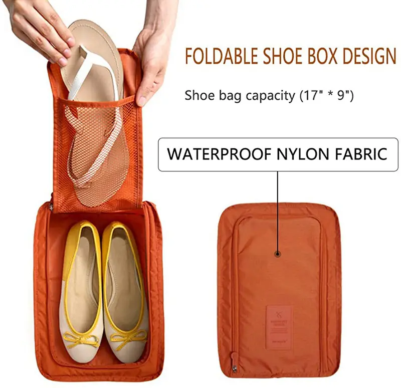 Foldable Waterproof Shoe Bag Organizer 4
