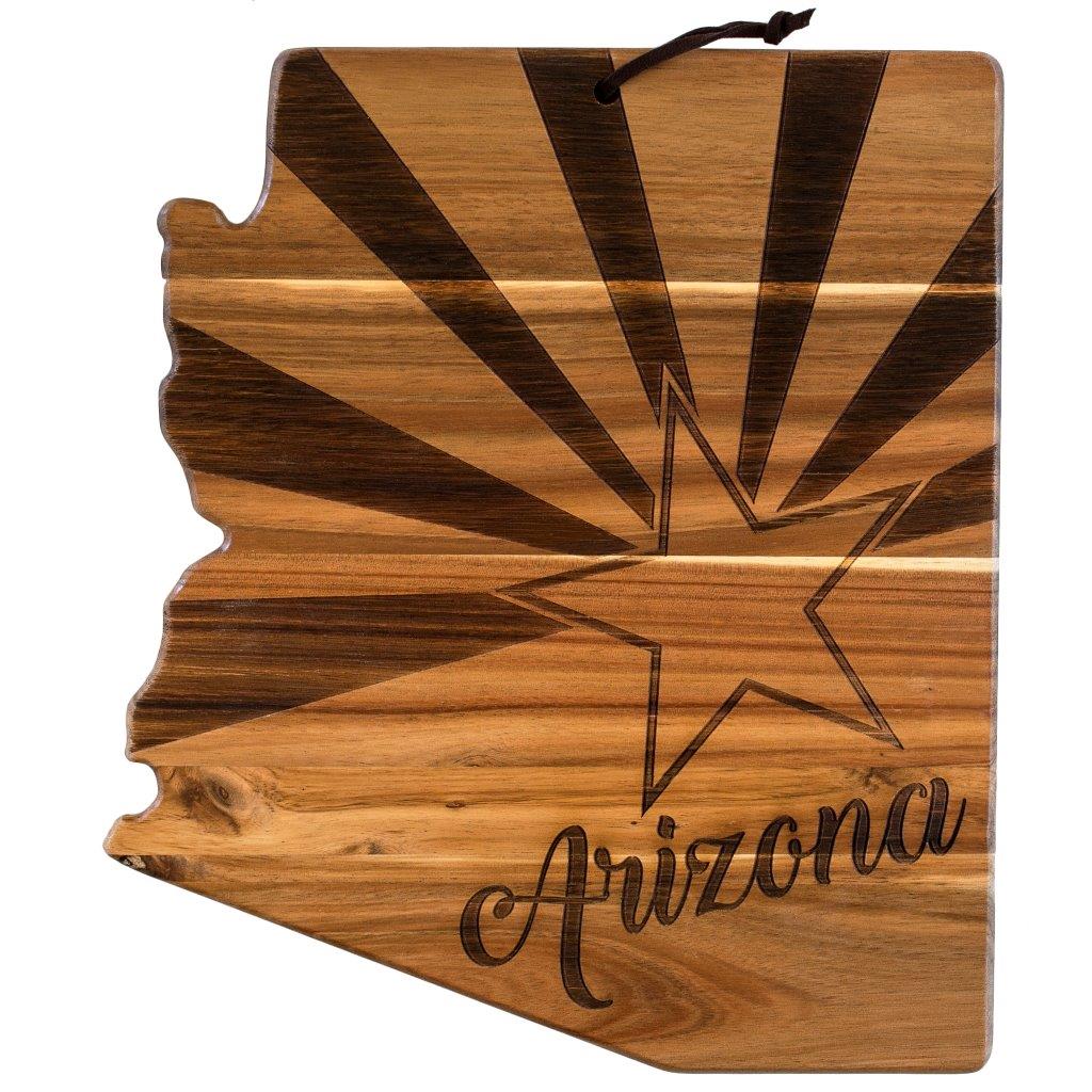 Rock & Branch® Origins Series Arizona State Shaped Wood Serving and Cutting Board