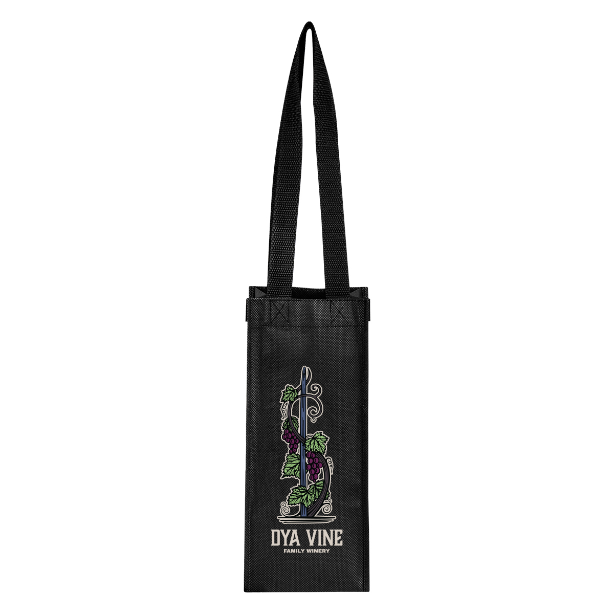 Venice rPET Non-Woven Laminated Wine Bag 2