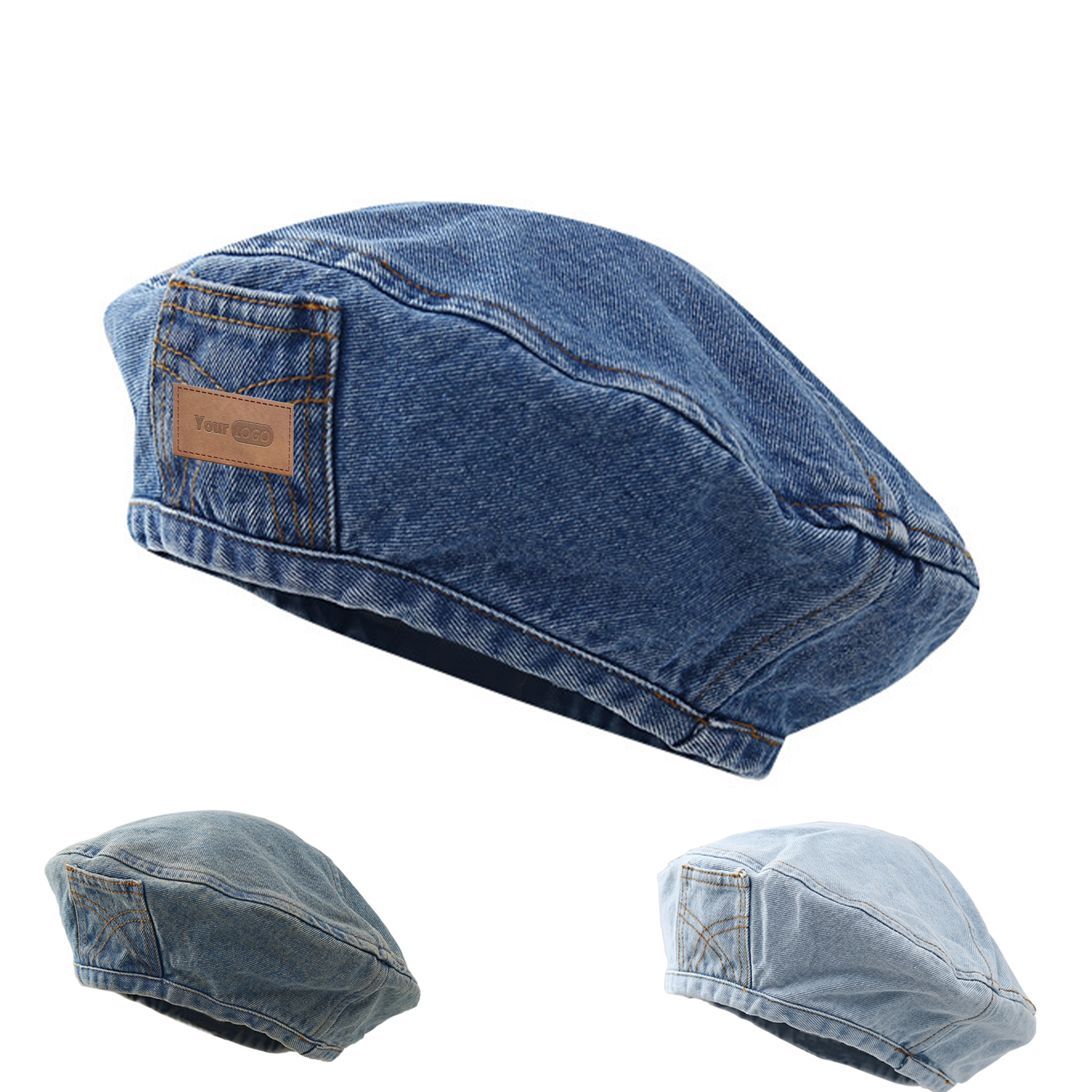 Cotton Versatile big-headed painter hat 1