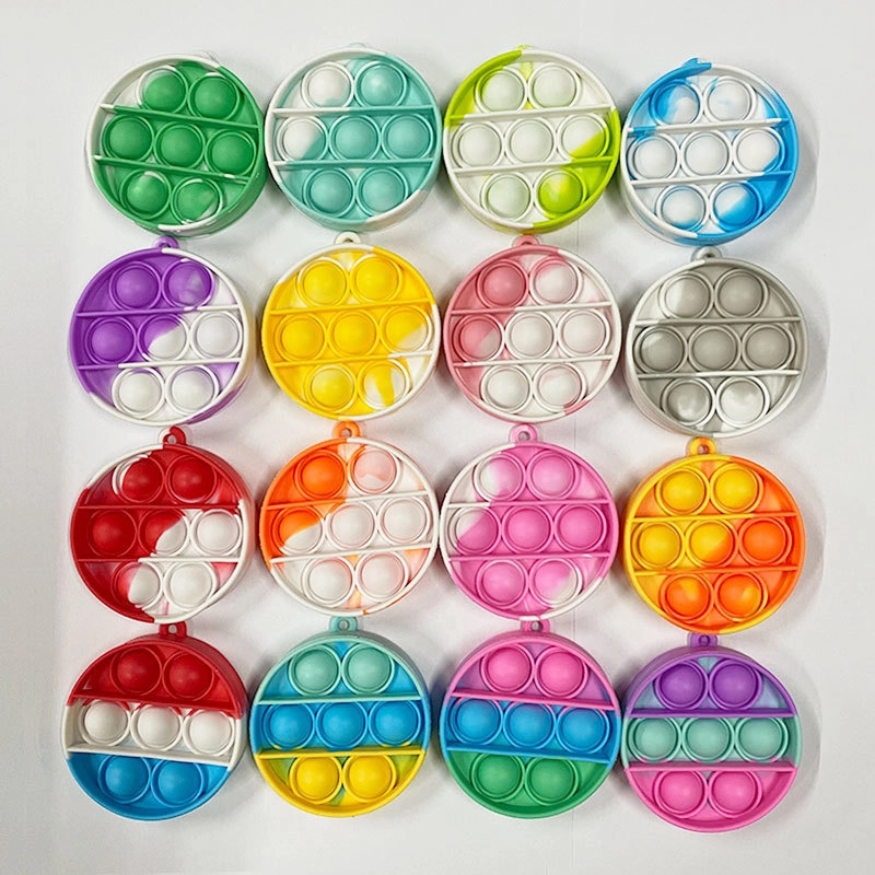 Pop Push Fidget Toy Keychain 1