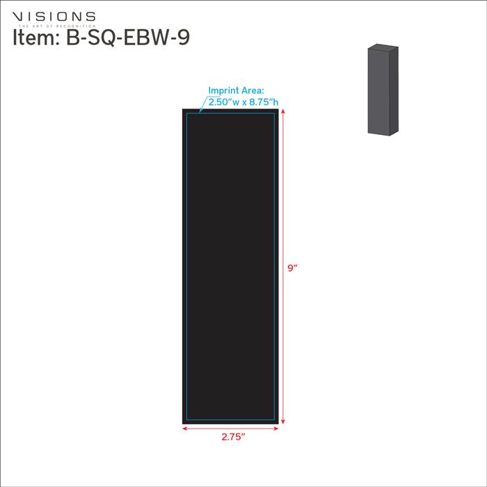 Square EbonyWood 14