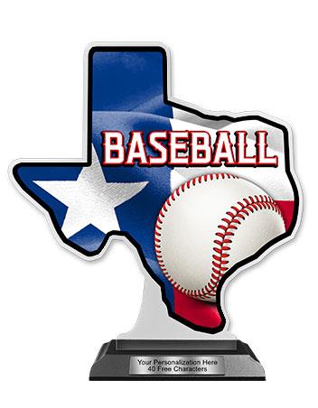 State Wood Trophy: 6" Texas Shape, (Event type/des 2