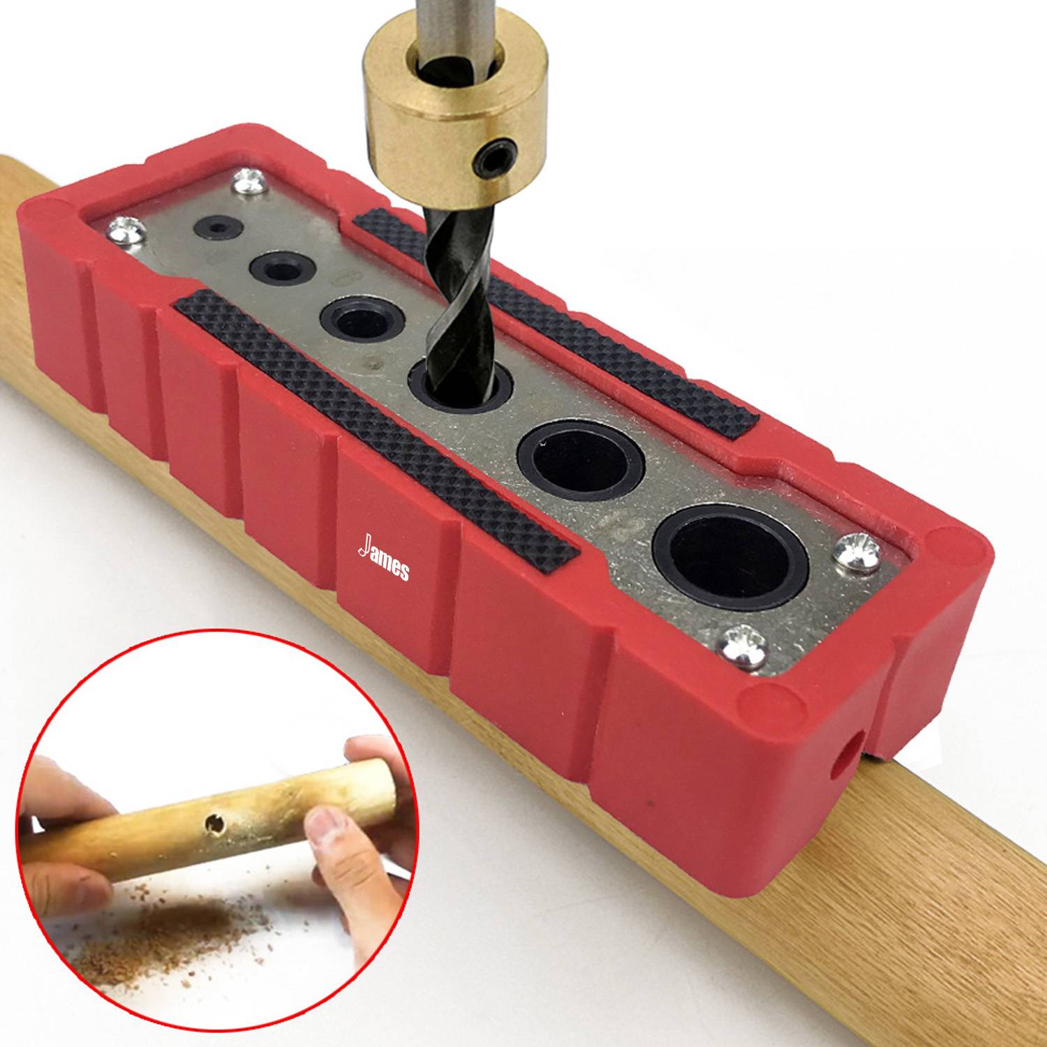 Multi-Functional Woodworking Drill Hole Jig