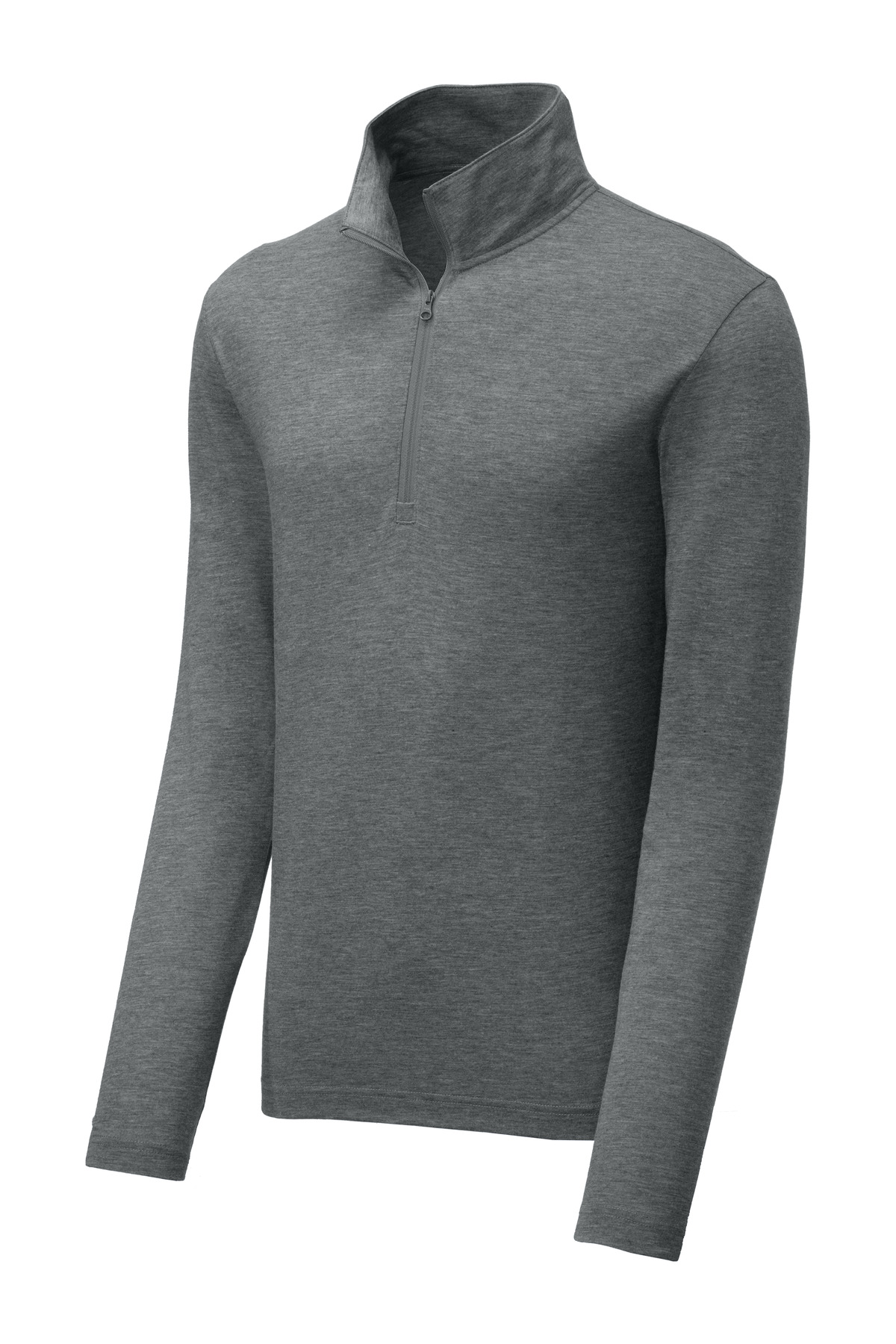 Sport-Tek PosiCharge Tri-Blend Wicking 1/4-Zip Pullover. ST407, custom hoodie or sweatshirt with logo imprint 15