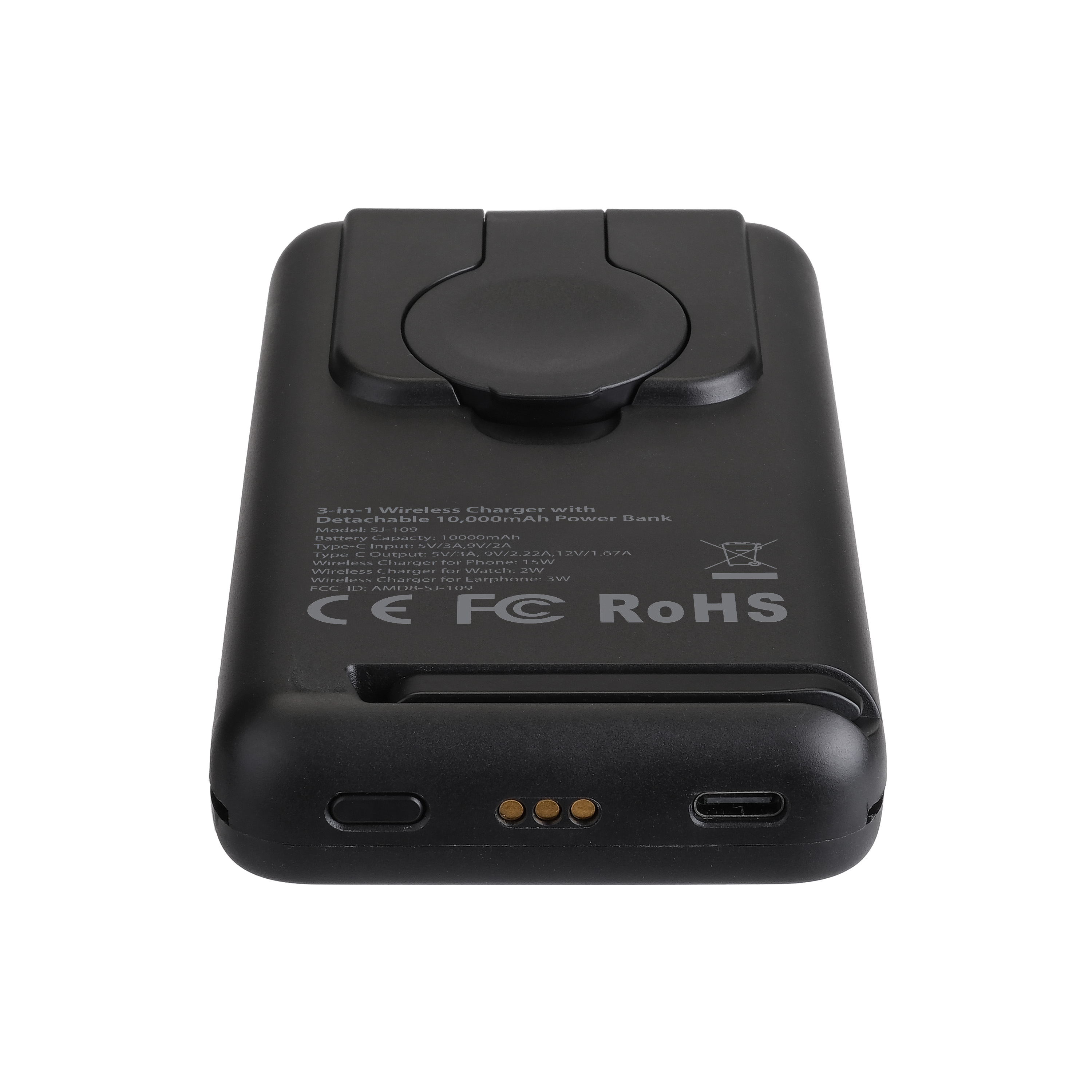 3-in-1 MagSafe Wireless Charger w/ Detachable 10,000 mAh Power Bank 8