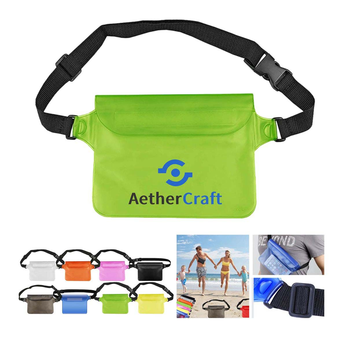 Waterproof Bag with Triple Seal and Strap 7