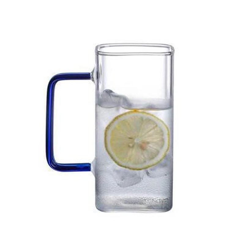 Custom 12.5 OZ  Square  Wine Glass Cups with Handle 7