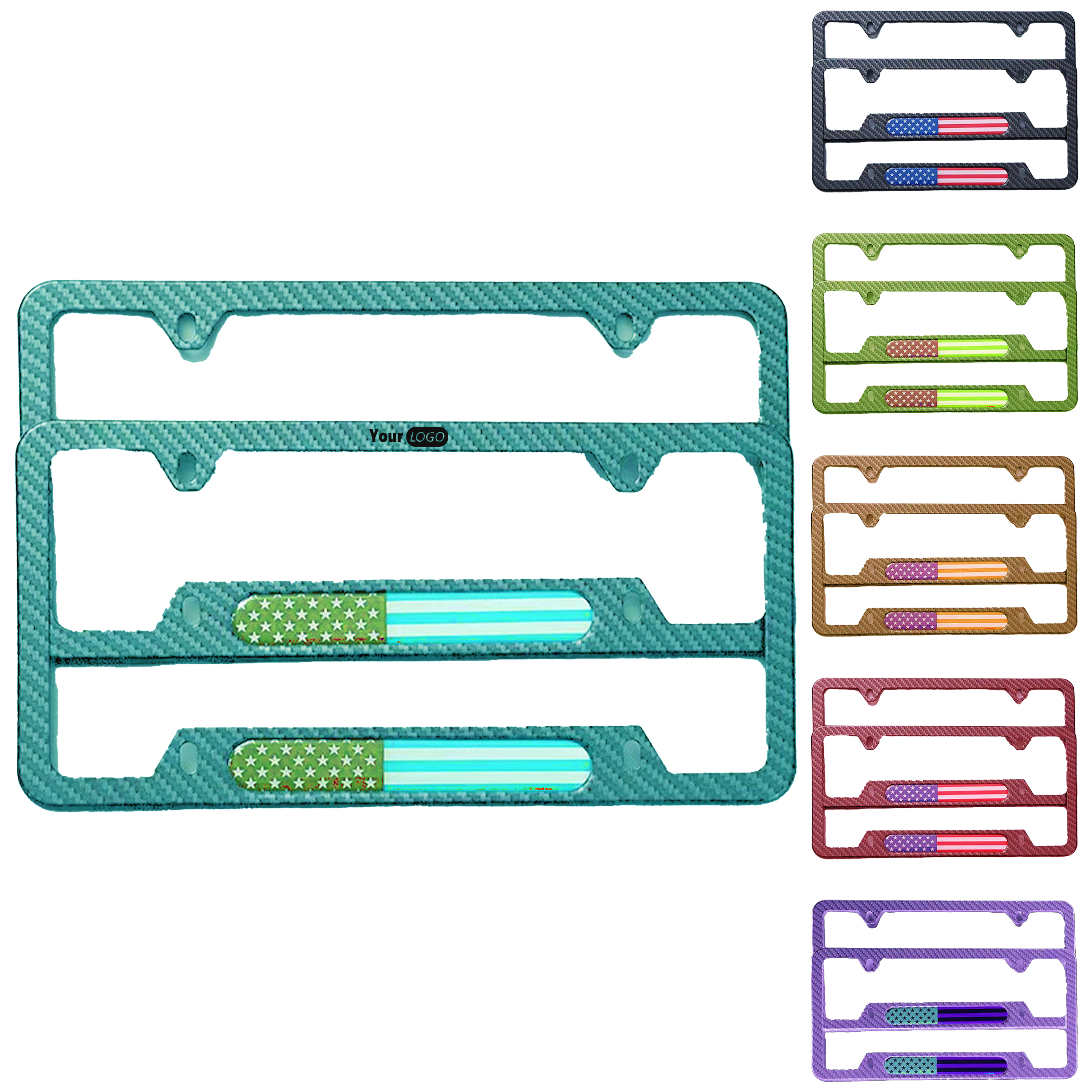 Aluminum Custom License Plate Frame 4
