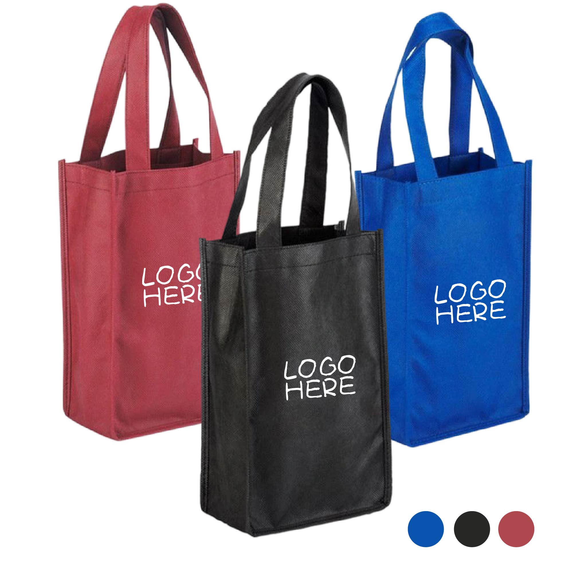 Non-Woven Two-Bottle Wine Bag 1