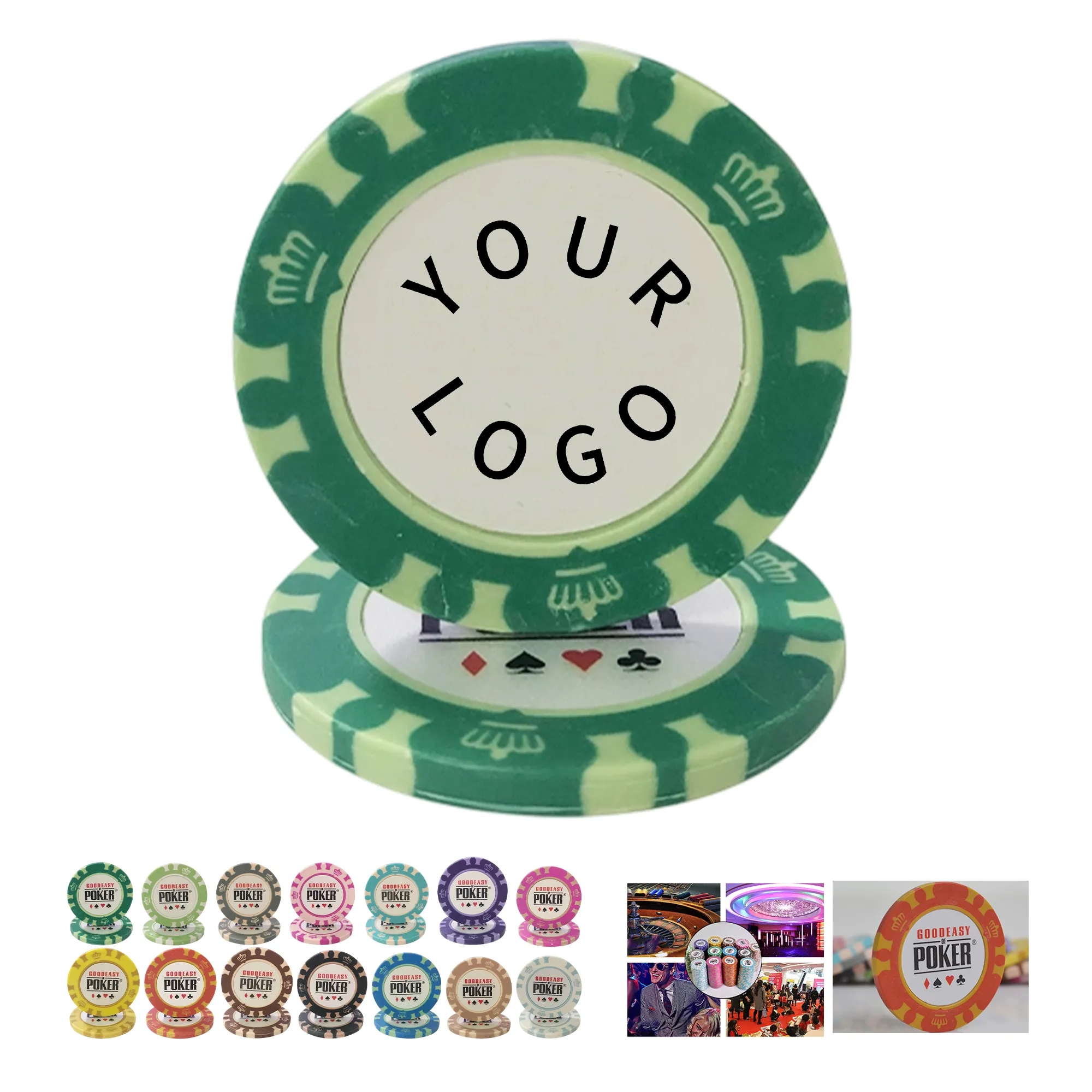 Premium Clay Poker Chip ABS Durable 4