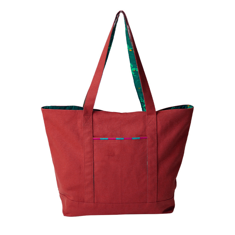 Polyester Cotton Shopping Bag, custom tote bag with logo imprint 2