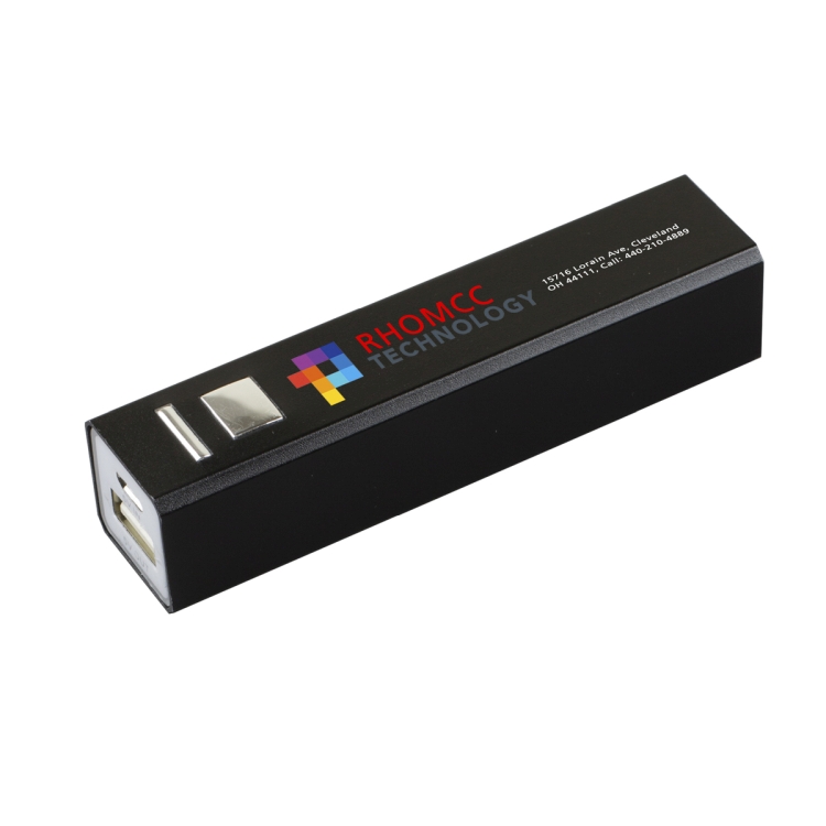 "In Charge Alloy" UL Listed Aluminium 2200 mAh Lithium Ion Portable Power Bank Charger 2