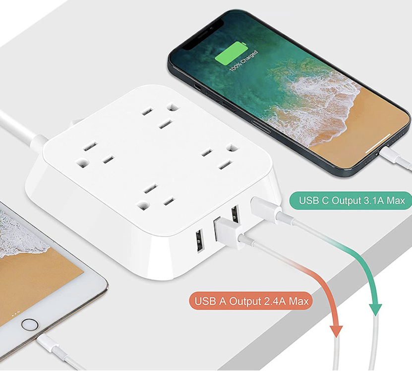 Surge Protector Power Strip 3