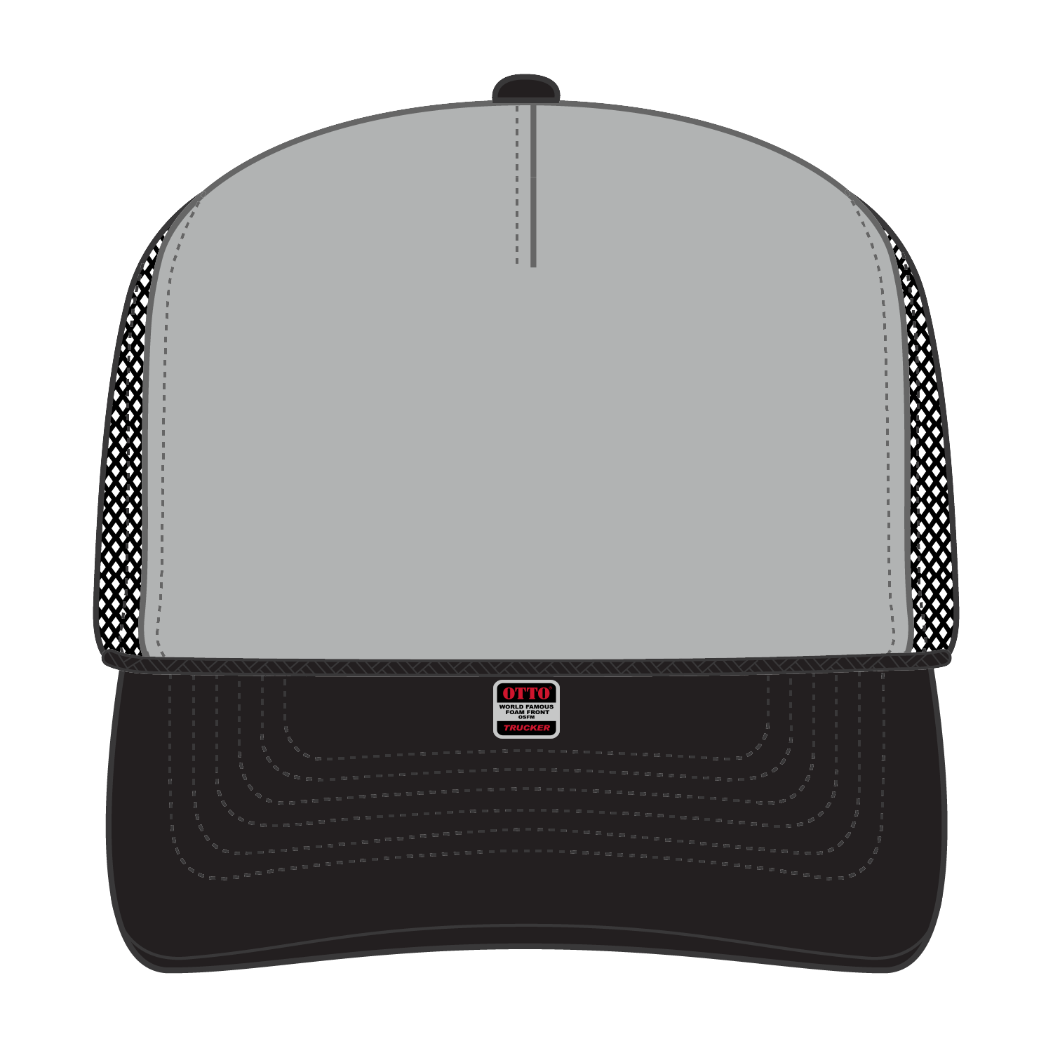 OTTO CAP® 5 Panel High Crown Mesh Back Trucker Hat 252