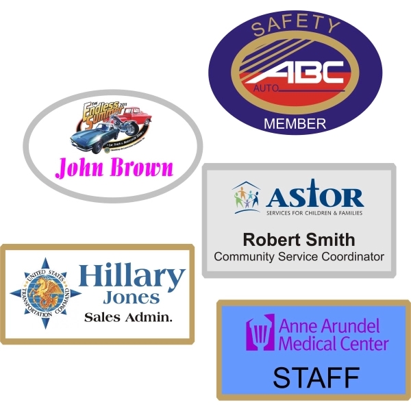 Full Color Name Badges 2