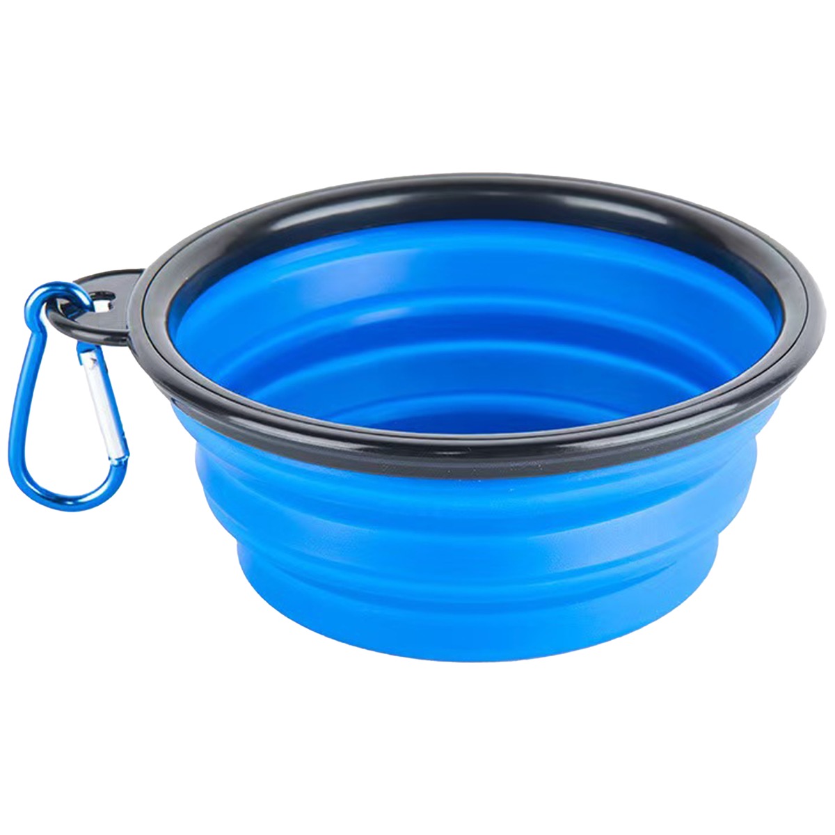 Collapsible Pet Bowl with Carabiner 1
