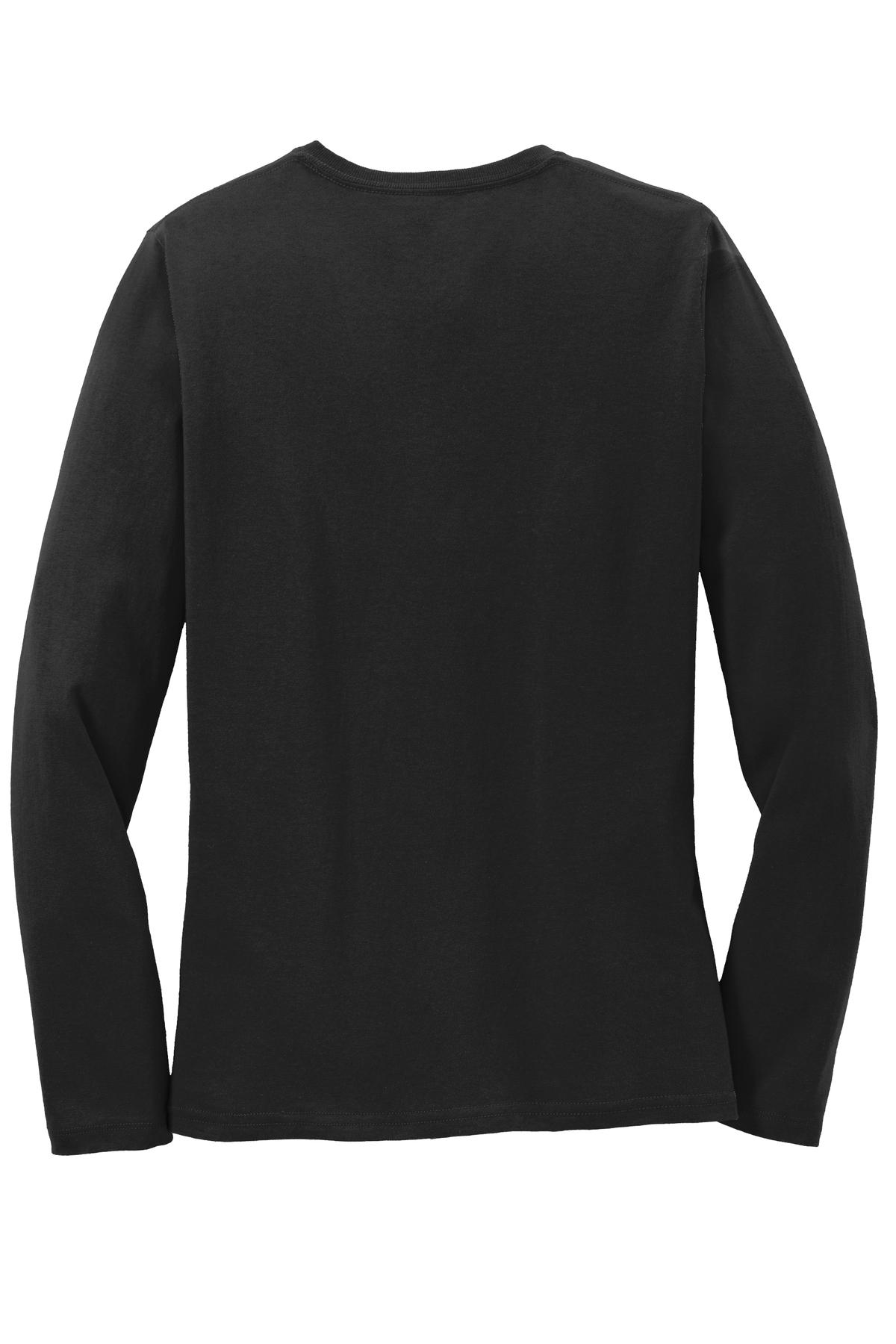 Port & Co Women's Long Sleeve Core Cotton Tee. LPC54LS 19