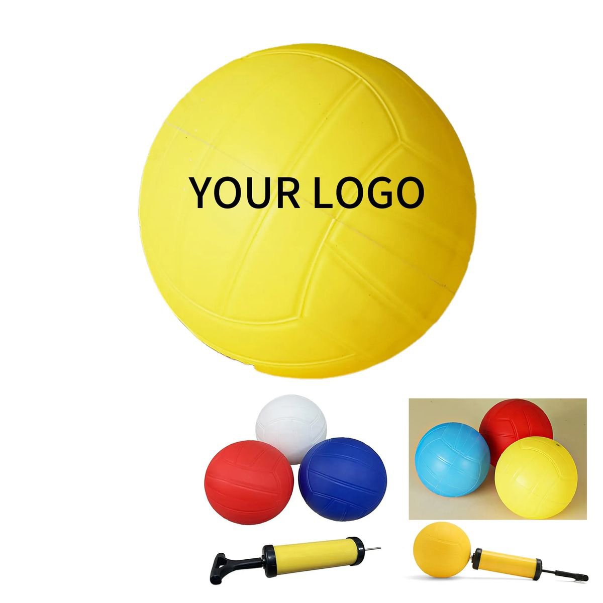 PVC Colorful Small Practice Volleyball 6
