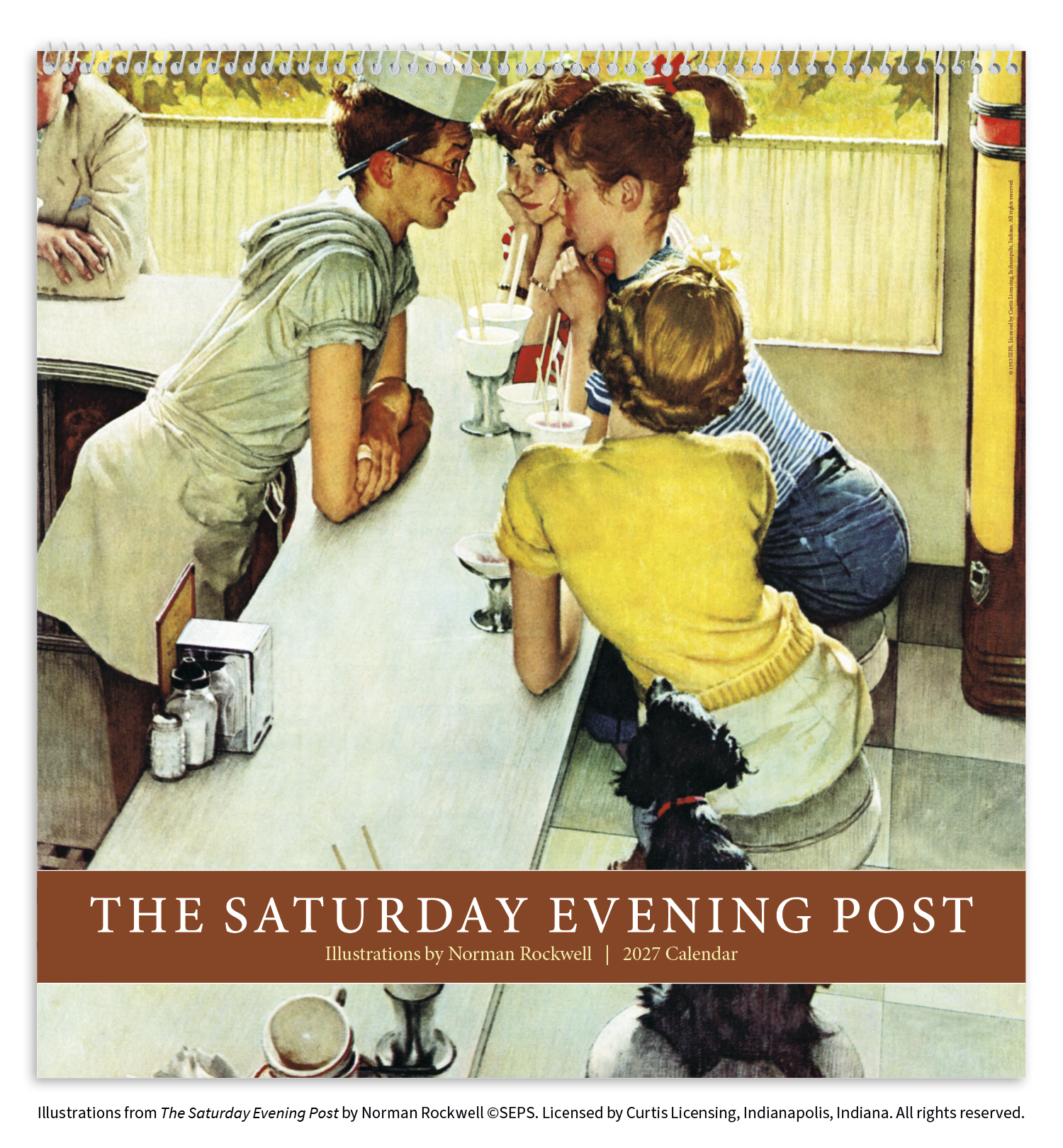 Triumph® Calendars The Saturday Evening Post Illustrations by Norman Rockwell Calendar 37