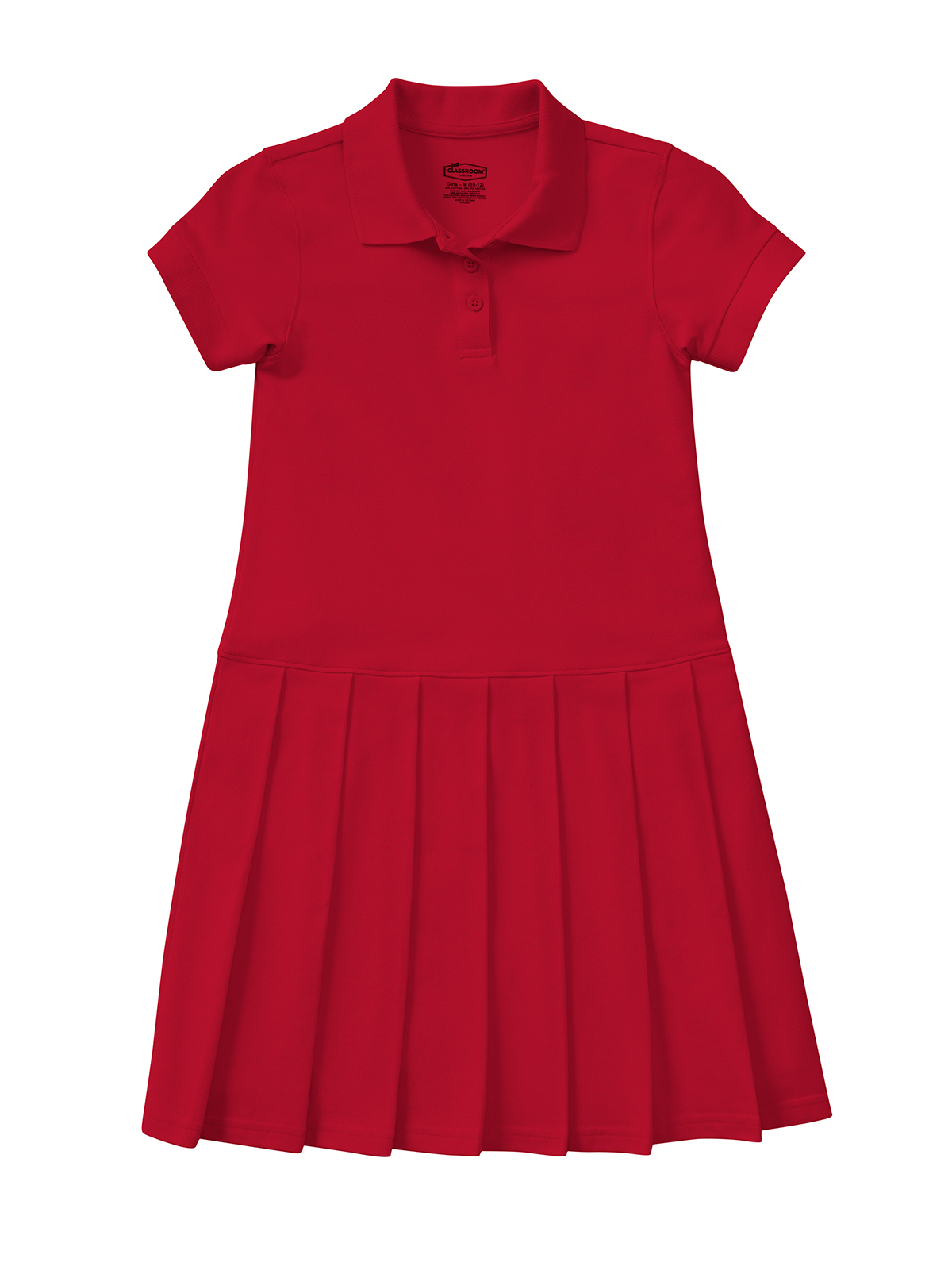 Classroom Uniforms - Girls' Pique Polo Dress for Youth 4