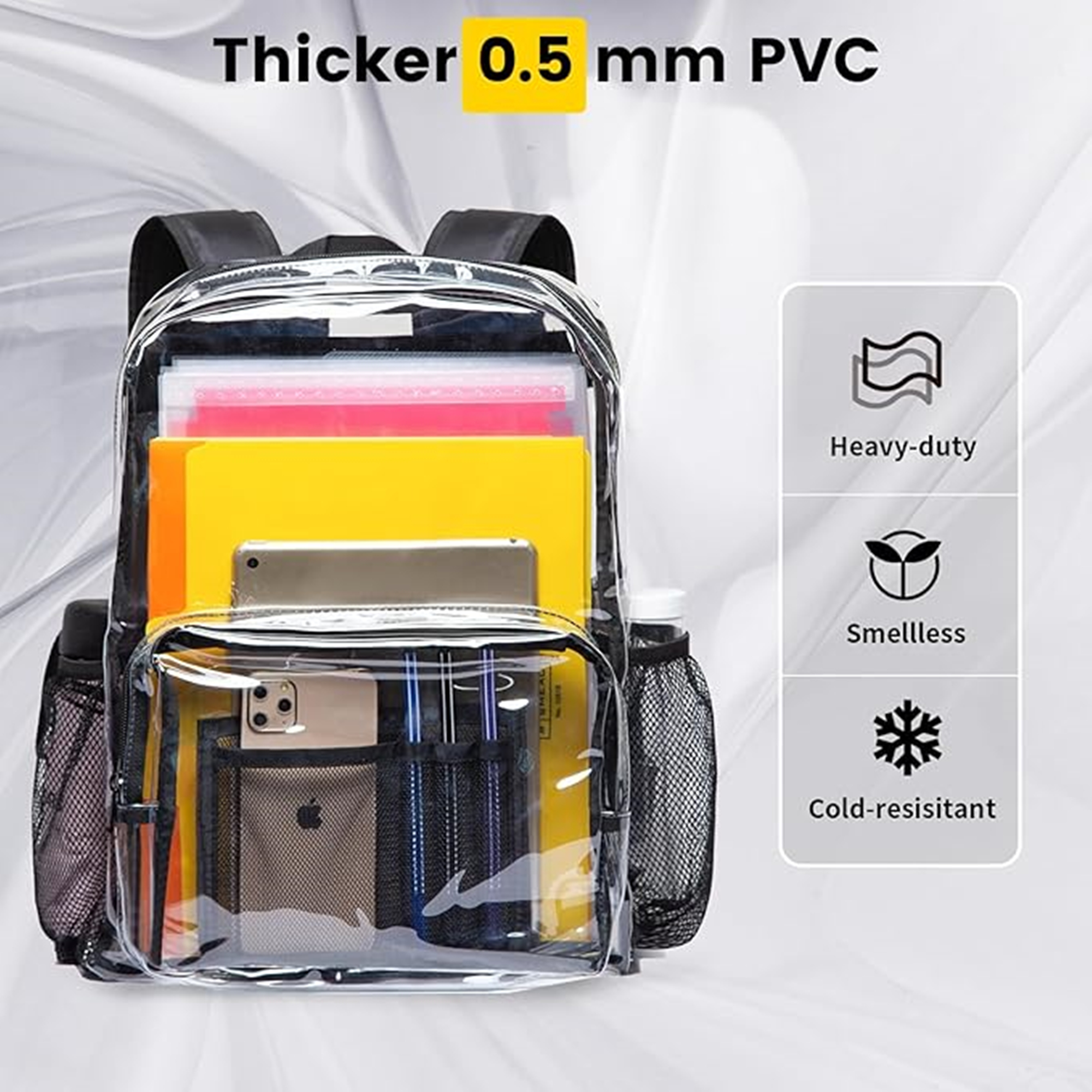 Heavy Duty Clear Backpack 6