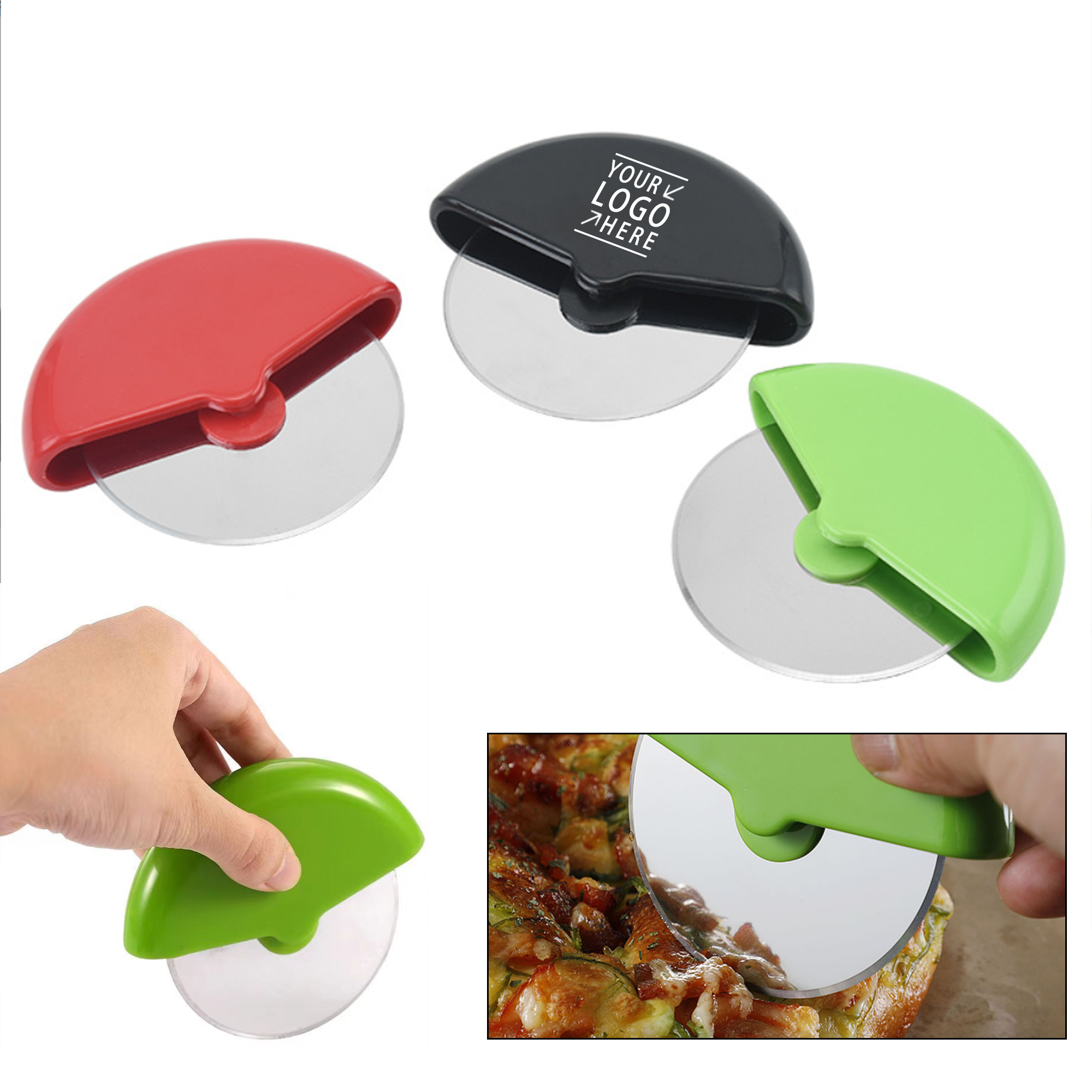 Stainless Pizza Cutter Wheel Slicer 2
