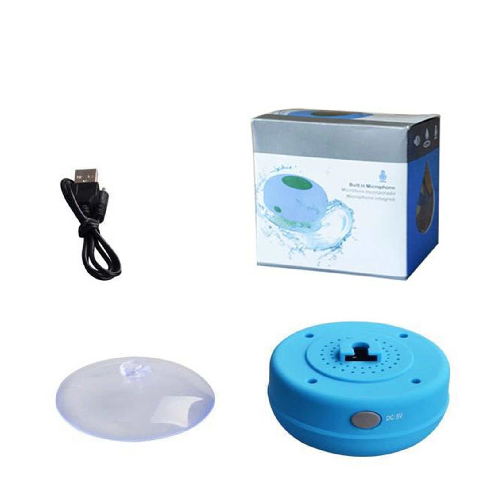 Portable Mini Wireless Speakers With Suction Cup 2