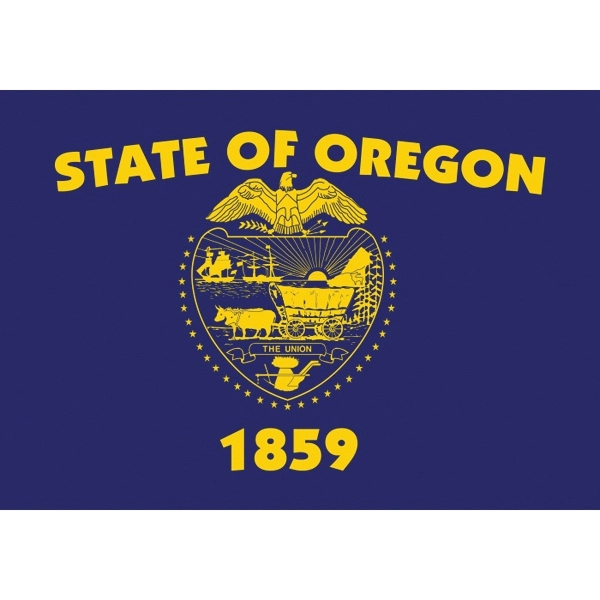 Oregon Official Car Flag 2