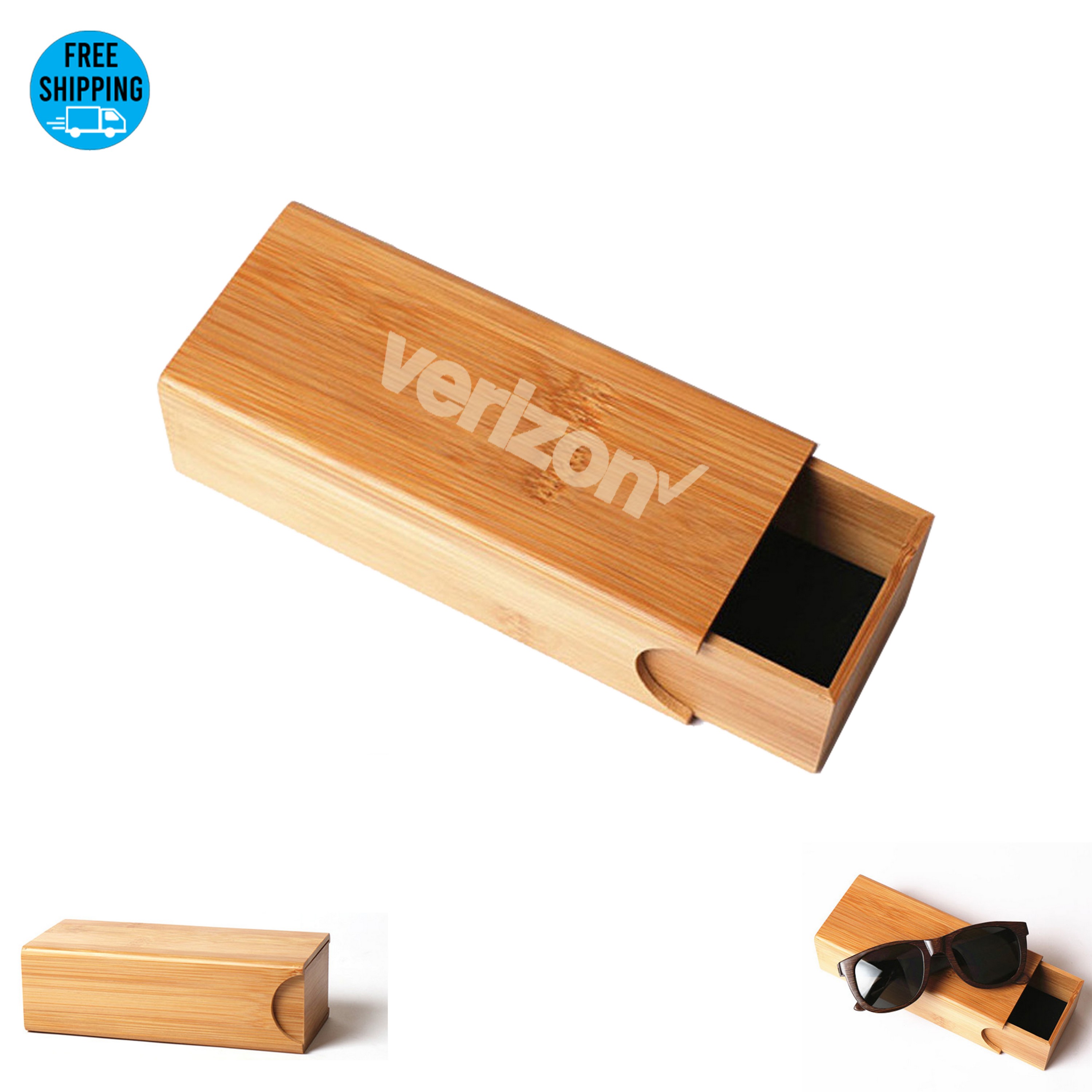 Portable Bamboo Sunglasses Organizer 2