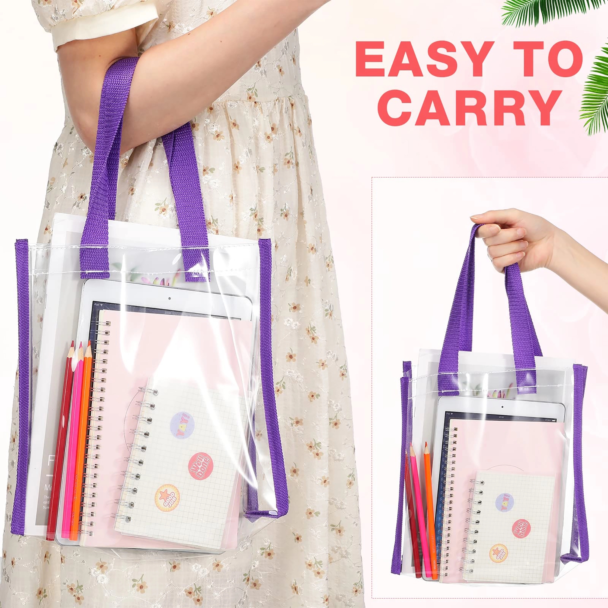 Clear PVC Tote Bag 8