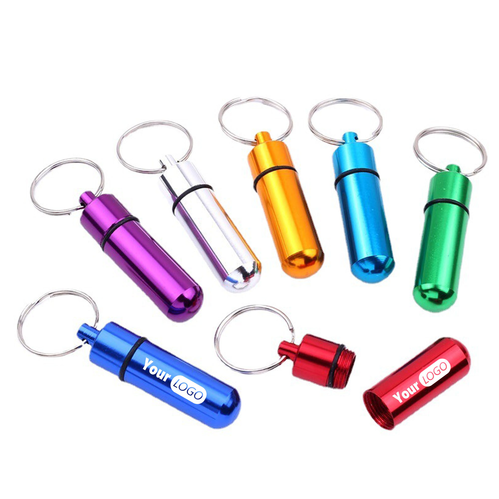 Mini Urgent Medicine Bottle With Keychain 3