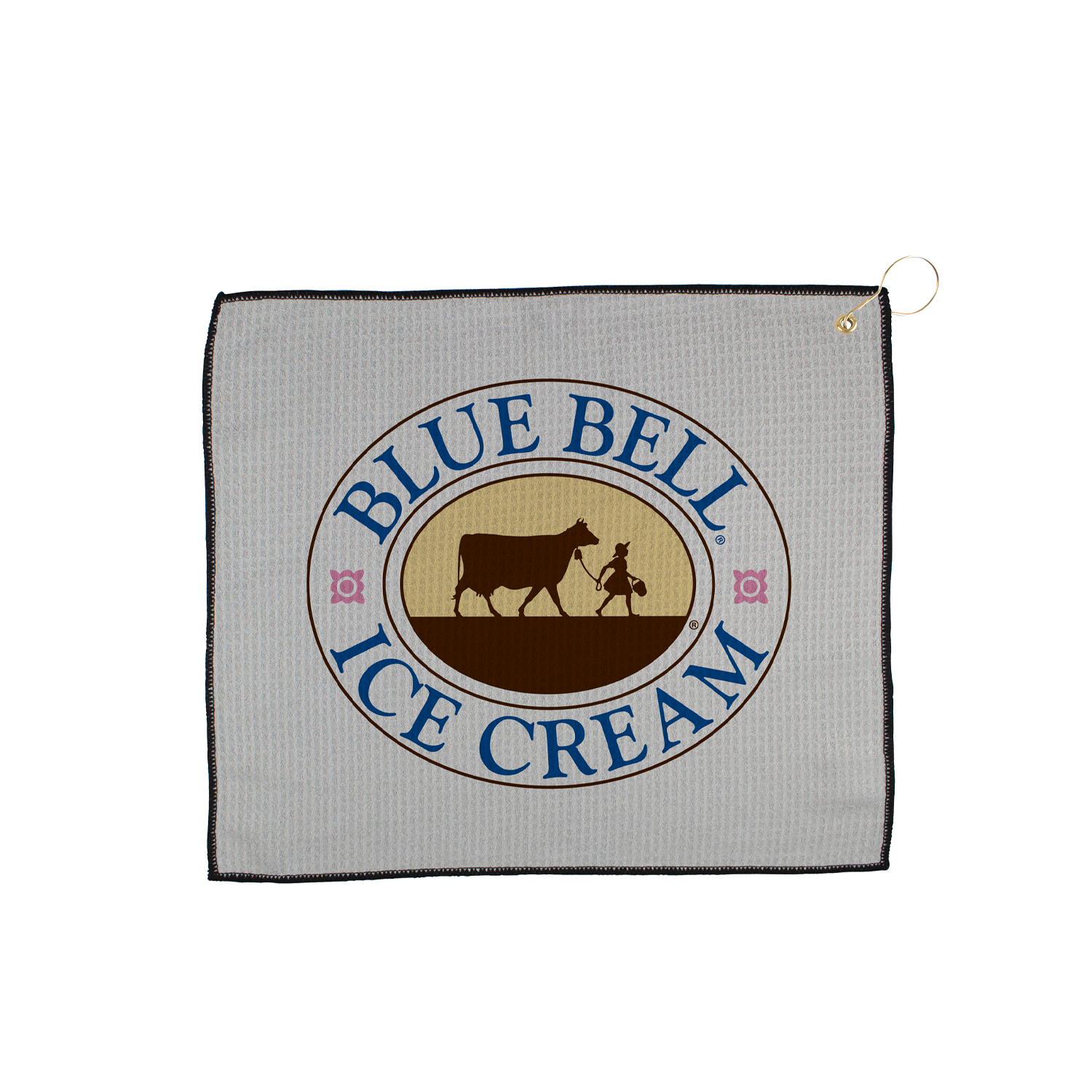 15" X 18" Waffle Golf Towel with Grommet And Hook 2