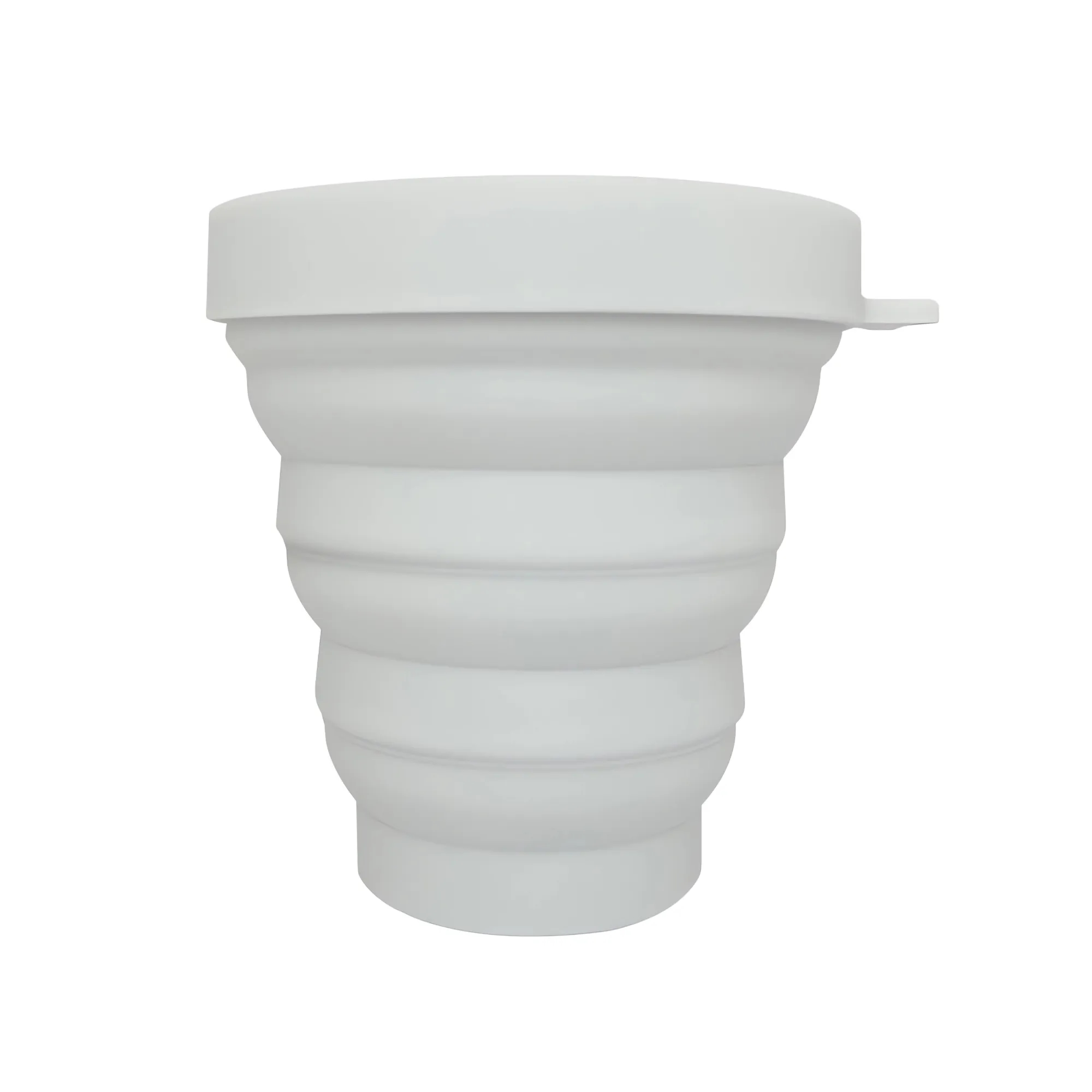 6.8oz Portable Collapsible Silicone Water Cup MOQ 100PCS 8