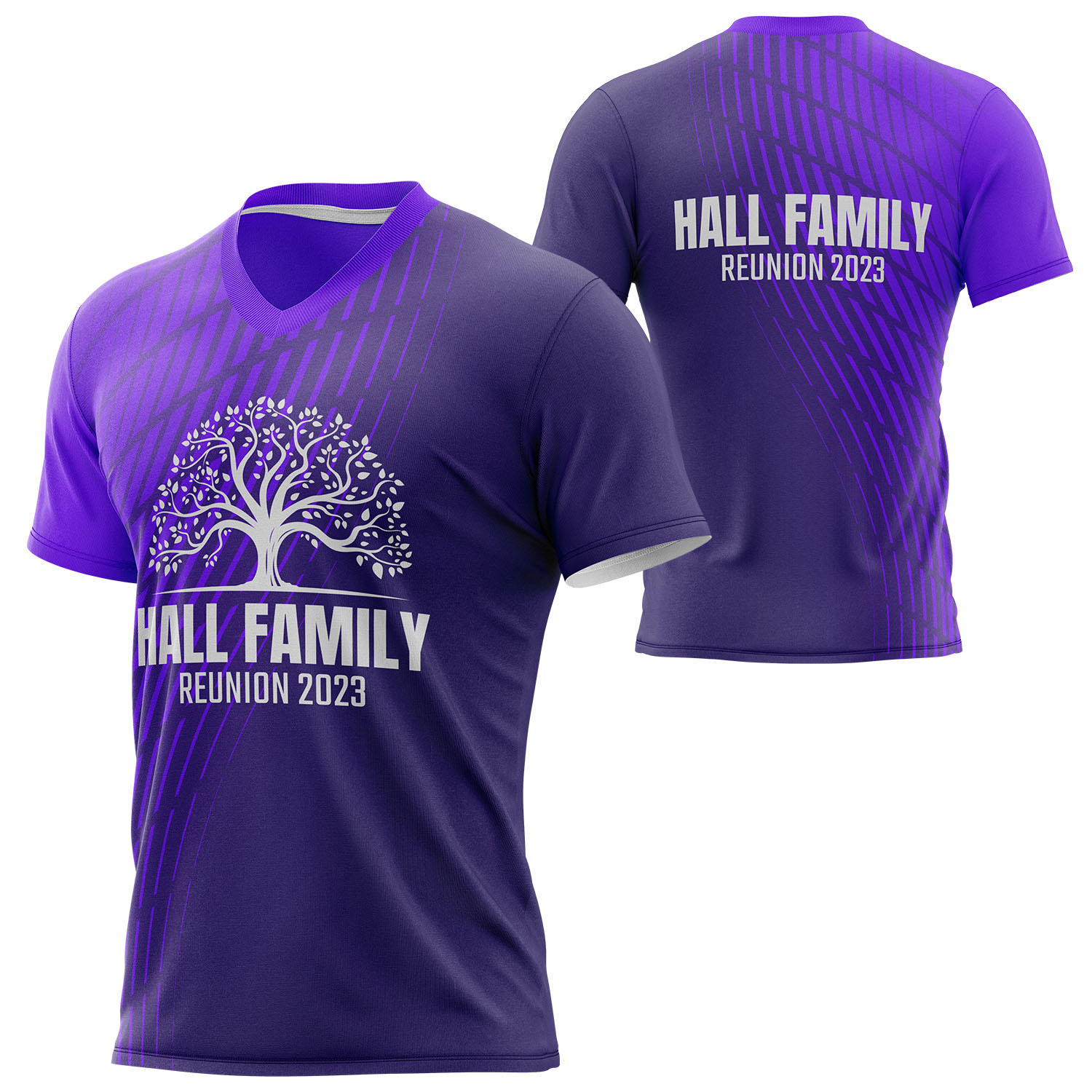 Unisex 160 GSM Brushed Milk Silk Sublimation V-Neck Short Sleeve T-shirt 2