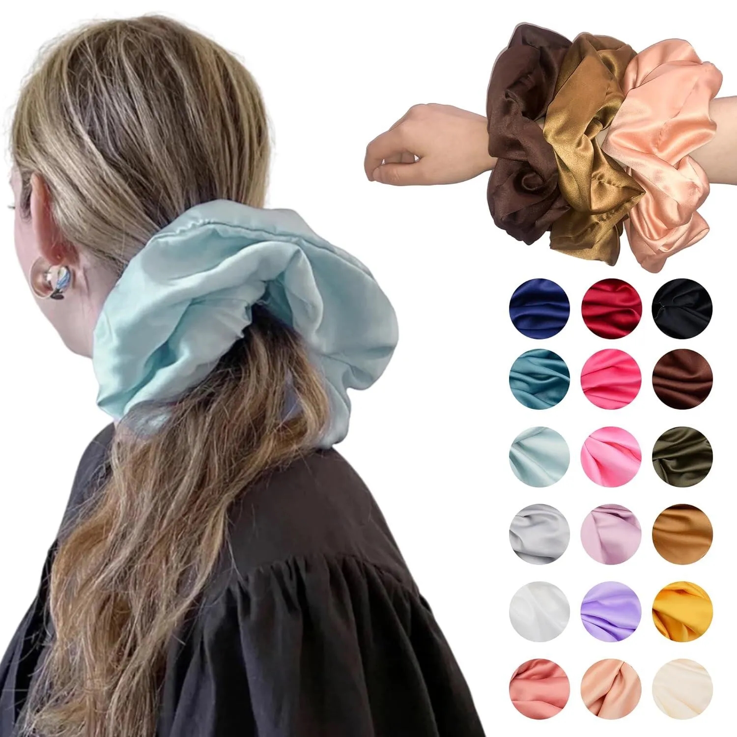 Full Color Scrunchie Hair Tie 3