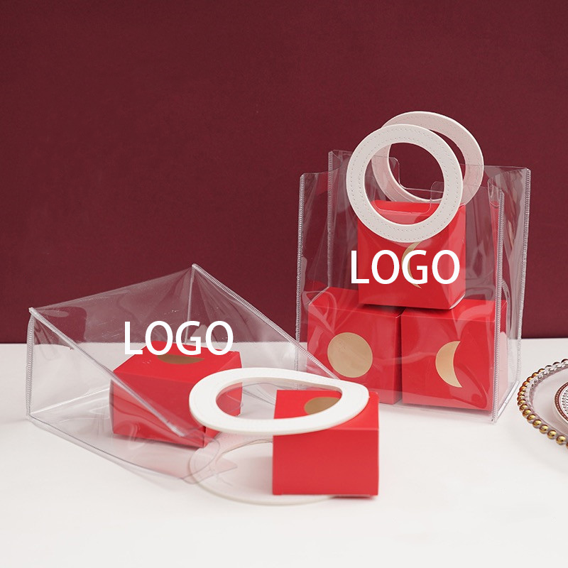 Transparent PVC Leather Gift Bag 2
