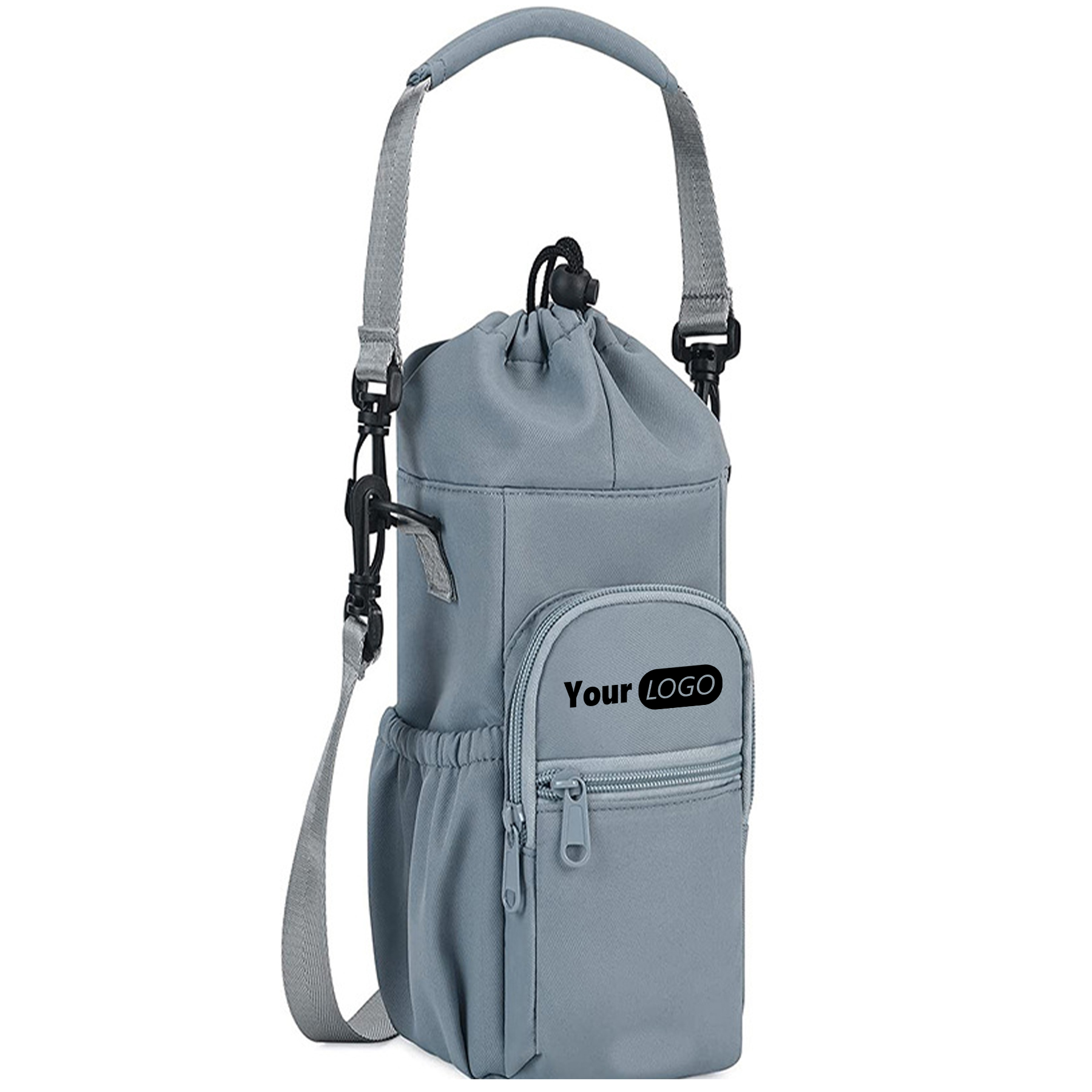 Canvas Portable water bottle insulation bag 3