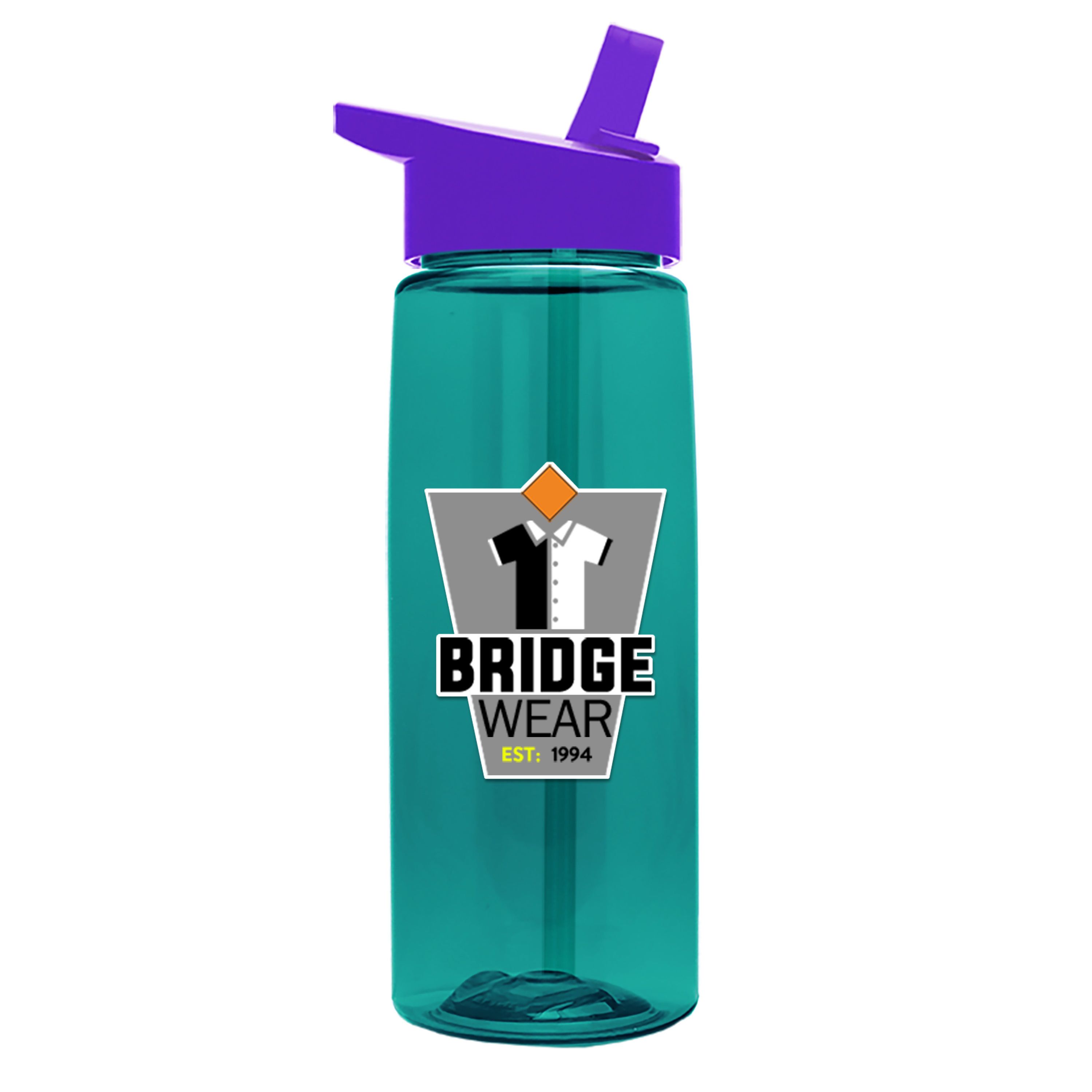 Garyline® Flair Tritan® Bottle with Flip-Straw Lid - 26 oz. 911